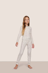 Kids Printed Modal Unisex Long PJ Set