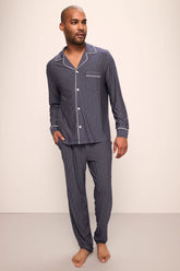 William Printed Modal Long PJ Set