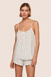 Gisele Printed Modal Ruffle Cami & Shortie Short Set