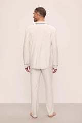 William Printed Modal Long PJ Set