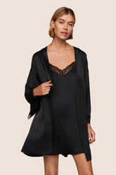 Washable Silk Lace Robe