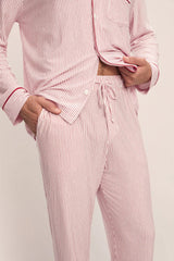 William Printed Modal Long PJ Set