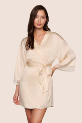 Washable Silk Lace Robe