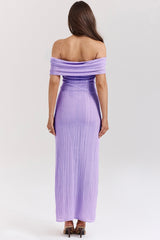 orchid ladder knit maxi dress - sale
