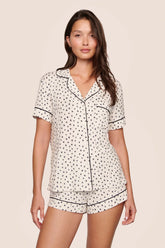 Gisele Printed Modal Relaxed Short PJ Set