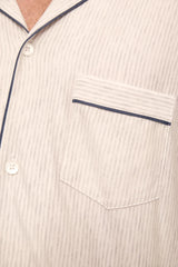 William Printed Modal Long PJ Set