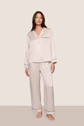 Inez Washable Silk Long PJ Set