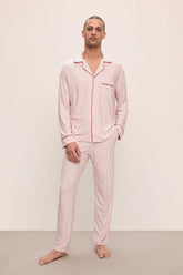 William Printed Modal Long PJ Set
