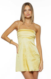 Chantell Yellow Mini Dress