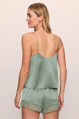 Washable Silk Lace Cami & Short Set