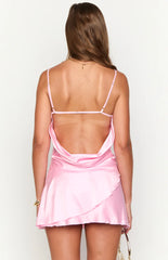 Sienna Pink Mini Dress