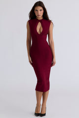 ruby bandage midi dress