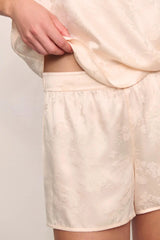 Washable Silk Jacquard Cami & Short PJ Set