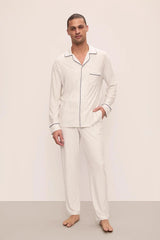 William Printed  Modal Long PJ Set